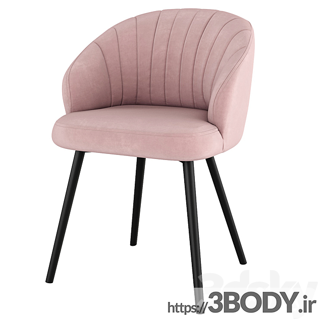 مدل سه بعدی صندلی راحتی عکس 1