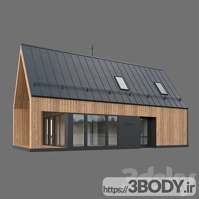 مدل سه بعدی خانه ی  انباری عکس 5