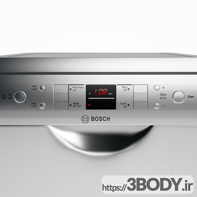 مدل سه بعدی ماشین ظرفشویی لوازم خانگی بوش (Bosch ) عکس 1