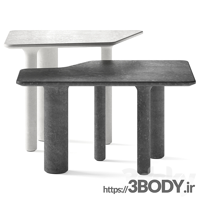مدل سه بعدی میز کافه عکس 1