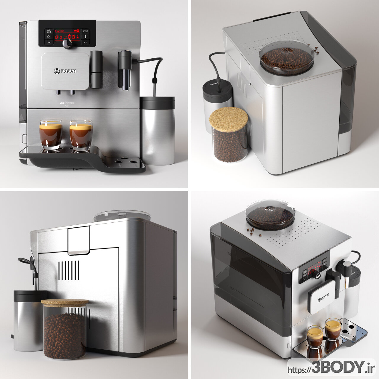 مدل سه بعدی قهوه ساز عکس 3
